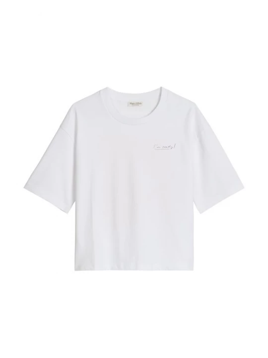 Foto van product Marc O'Polo Shirt geel / mandarijn / lichtoranje / wit