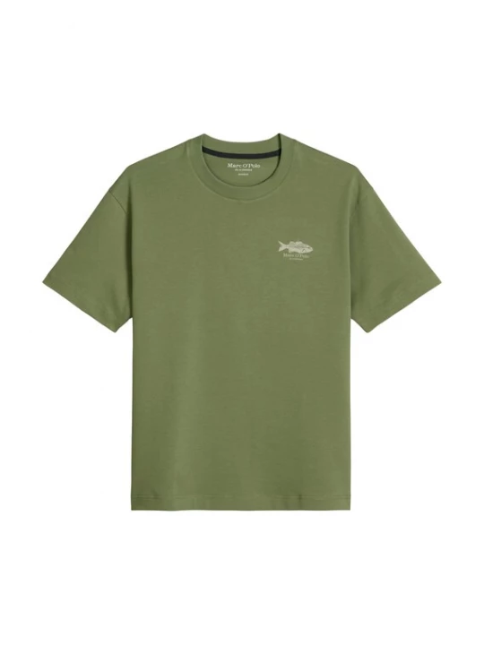 Foto van product Marc O'Polo Shirt grasgroen / wit