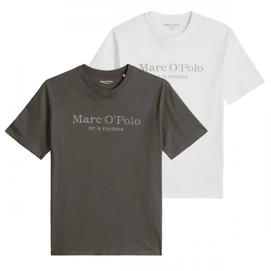 Foto van product Marc O'Polo Shirt grijs / wit
