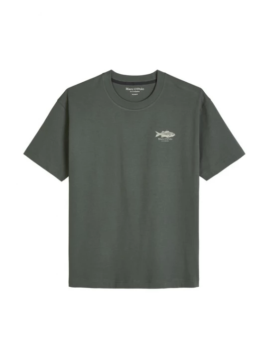 Foto van product Marc O'Polo Shirt groen / spar / natuurwit