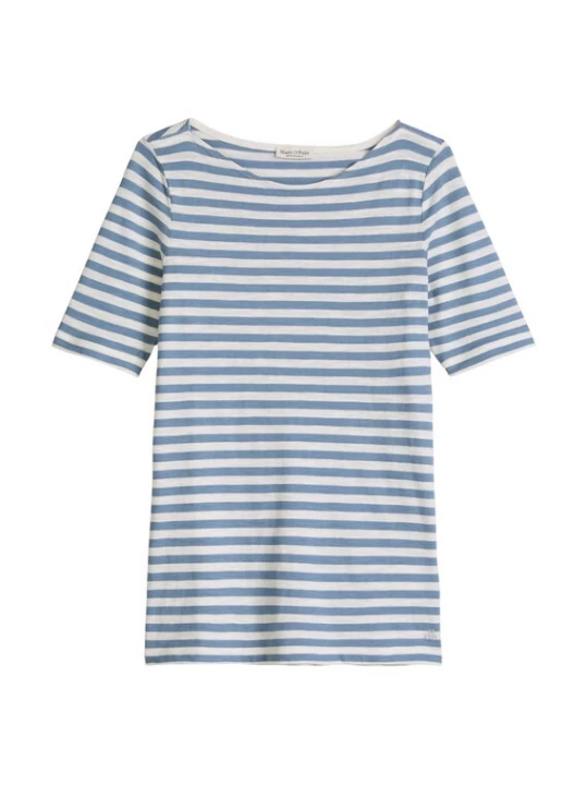 Foto van product Marc O'Polo Shirt hemelsblauw / wit