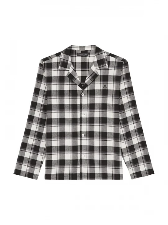 Foto van product Marc O'Polo Shirt 'Homey Flanell' zwart / wit