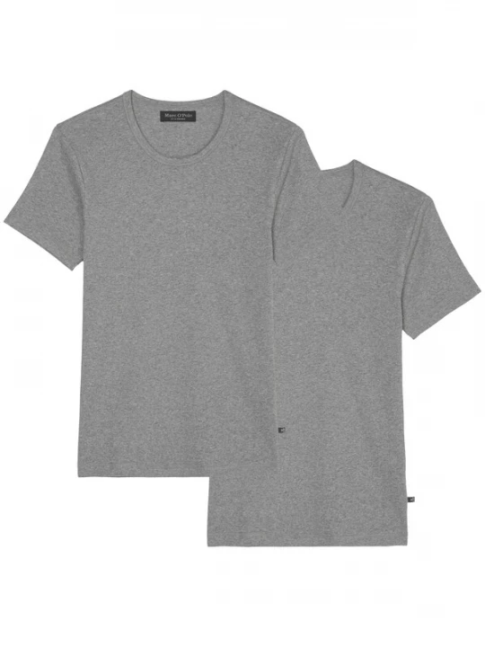 Foto van product Marc O'Polo Shirt 'Iconic Rib' grijs gemêleerd