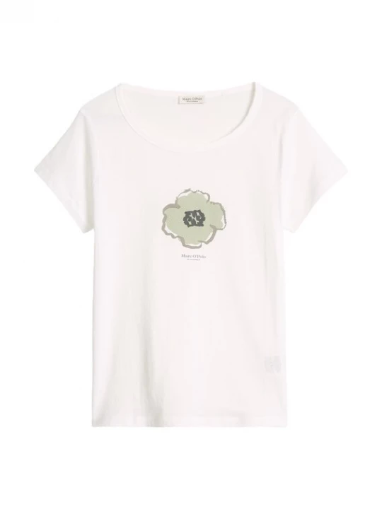 Foto van product Marc O'Polo Shirt kaki / spar / pastelgroen / wit