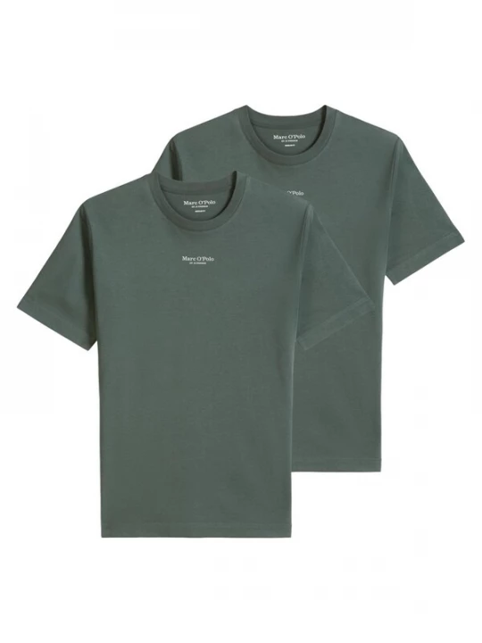 Foto van product Marc O'Polo Shirt 'Kjer' donkergroen