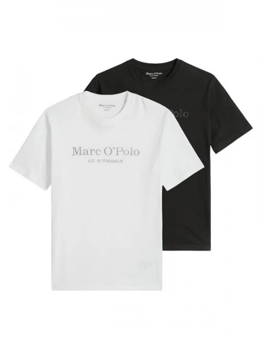 Foto van product Marc O'Polo Shirt 'Kjer' zwart gemêleerd