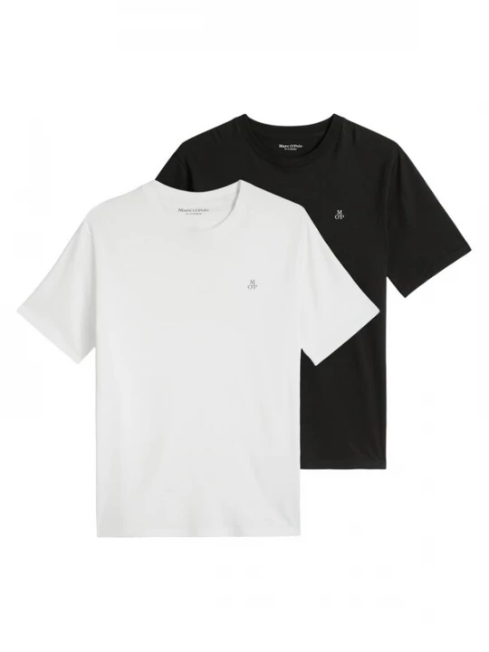 Foto van product Marc O'Polo Shirt 'Kjer' zwart / wit