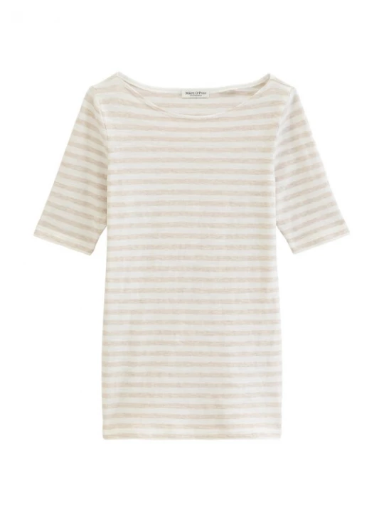 Foto van product Marc O'Polo Shirt lichtbeige / beige gemêleerd
