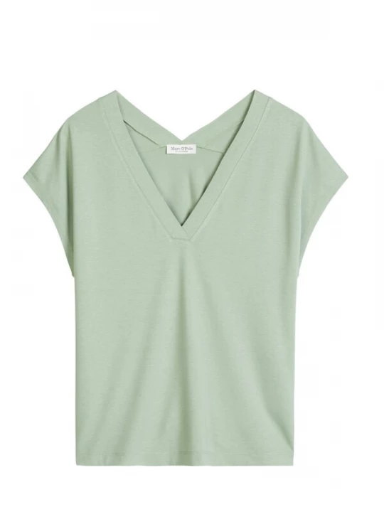 Foto van product Marc O'Polo Shirt 'marc o'polo - Dames t-shirt' groen