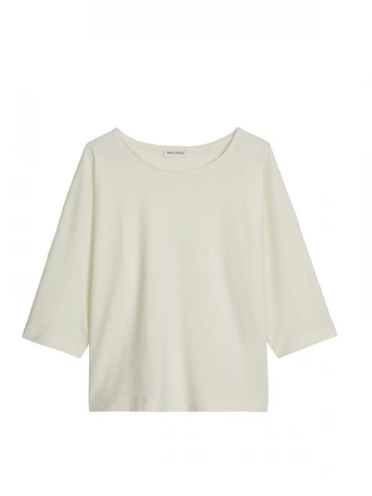 Foto van product Marc O'Polo Shirt 'marc o'polo - Dames t-shirt lange mouw' kaki