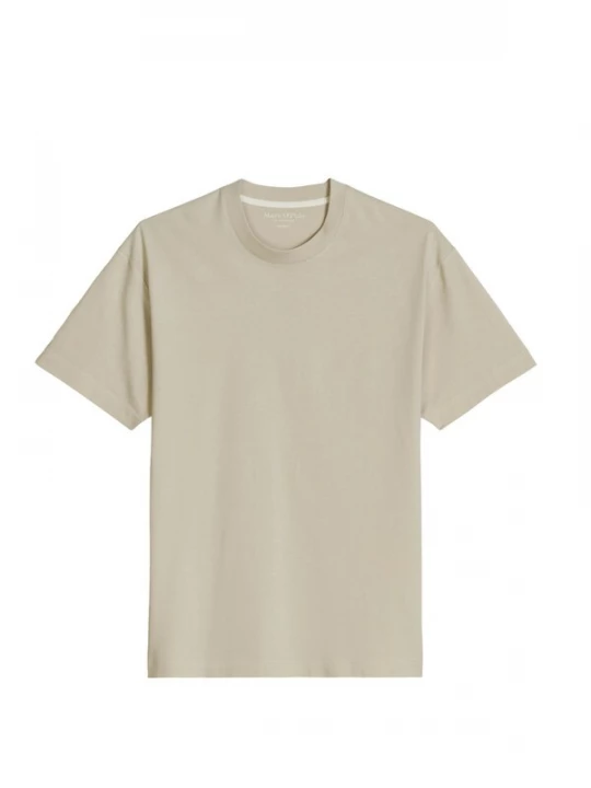 Foto van product Marc O'Polo Shirt 'marc o'polo - Heren t-shirt' beige