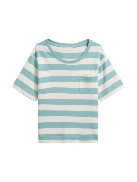 Foto van product Marc O'Polo Shirt mintgroen / wit