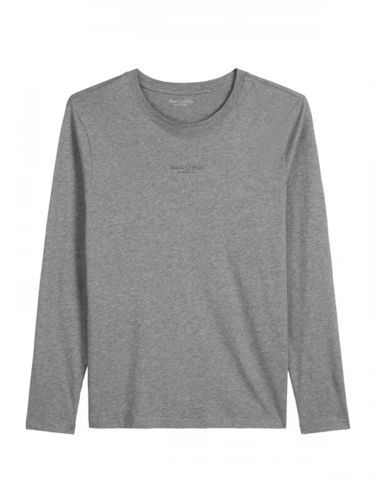 Foto van product Marc O'Polo Shirt ' Mix N Match Cotton ' grijs gemêleerd