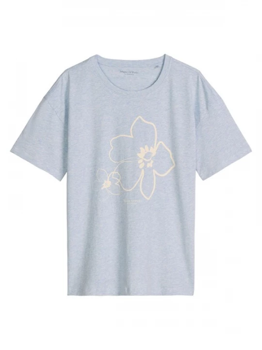 Foto van product Marc O'Polo Shirt ' Mix N Match ' lichtblauw