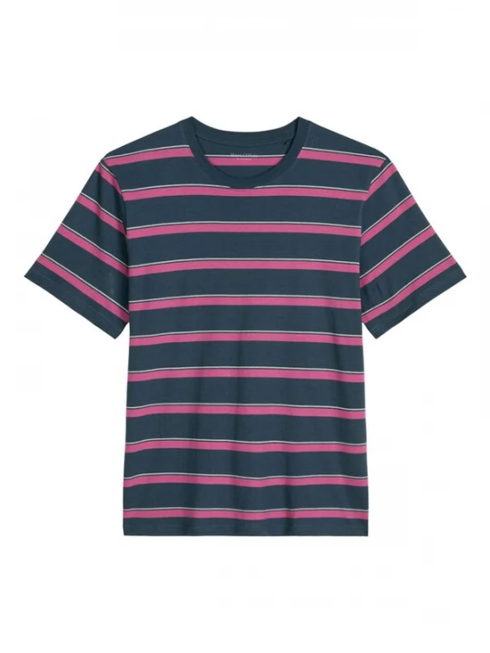 Foto van product Marc O'Polo Shirt ' Mix N Match ' nachtblauw / pink