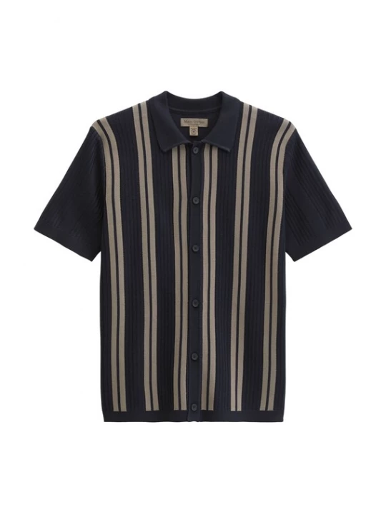 Foto van product Marc O'Polo Shirt navy / bruin