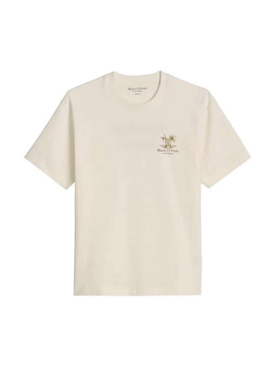 Foto van product Marc O'Polo Shirt olijfgroen / natuurwit