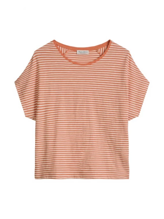 Foto van product Marc O'Polo Shirt oranje / natuurwit