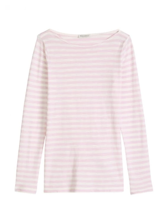 Foto van product Marc O'Polo Shirt pastelroze / wit