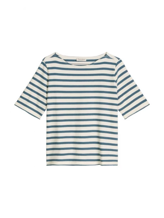 Foto van product Marc O'Polo Shirt petrol / offwhite