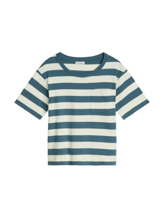 Foto van product Marc O'Polo Shirt petrol / wit