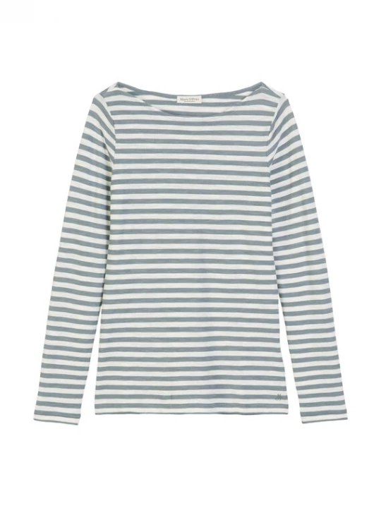 Foto van product Marc O'Polo Shirt saffier / wit