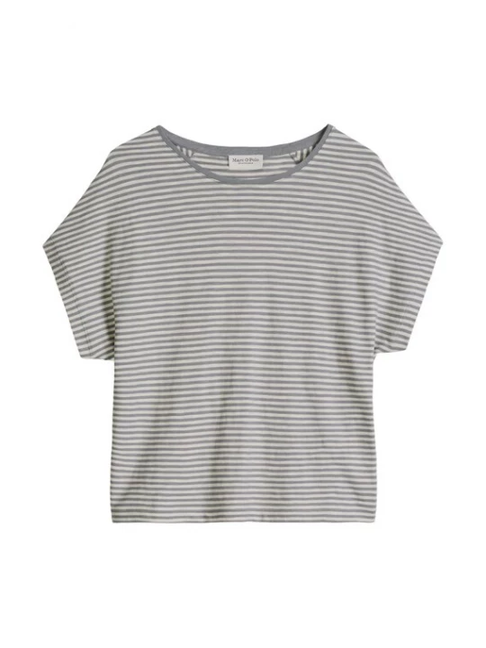 Foto van product Marc O'Polo Shirt smoky blue / wit