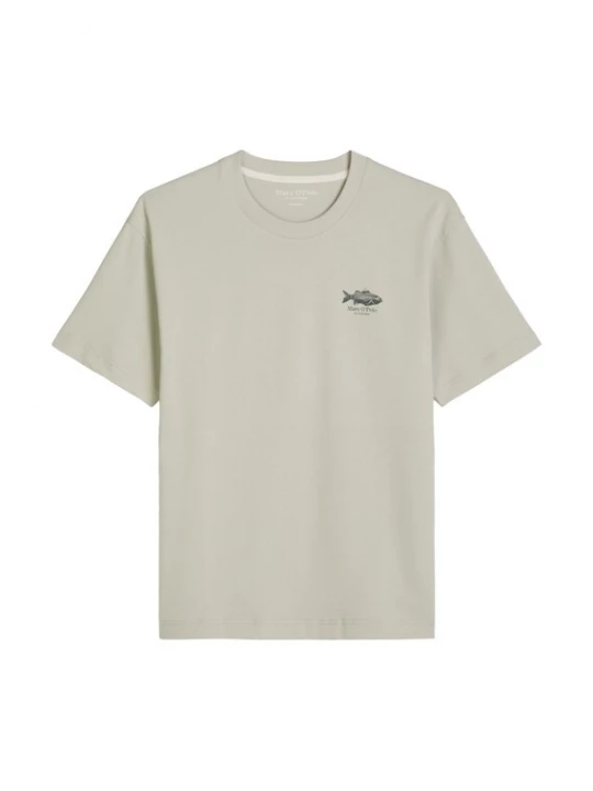 Foto van product Marc O'Polo Shirt stone grey / rosa / zwart