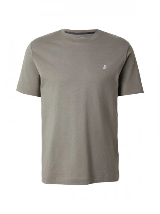 Foto van product Marc O'Polo Shirt stone grey / wit