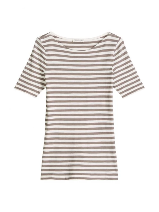 Foto van product Marc O'Polo Shirt taupe / wit