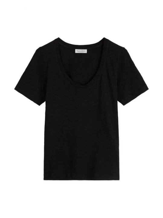 Foto van product Marc O'Polo Shirt zwart gemêleerd