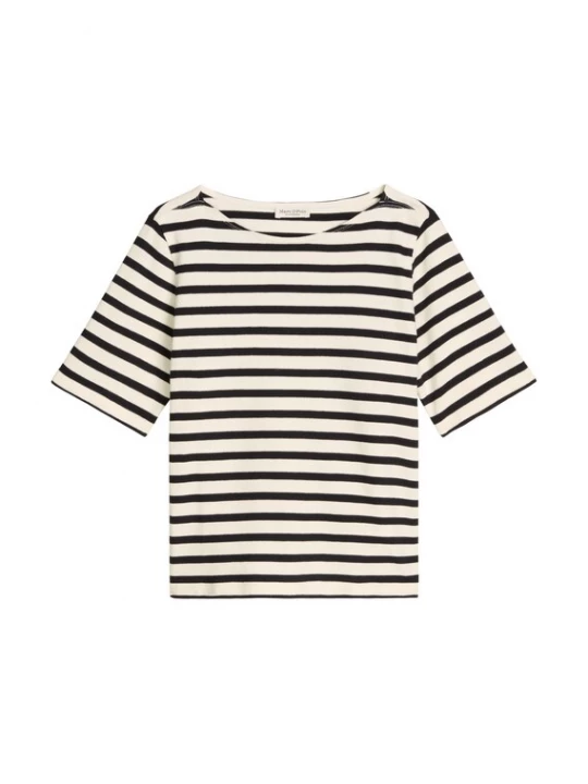 Foto van product Marc O'Polo Shirt zwart / natuurwit