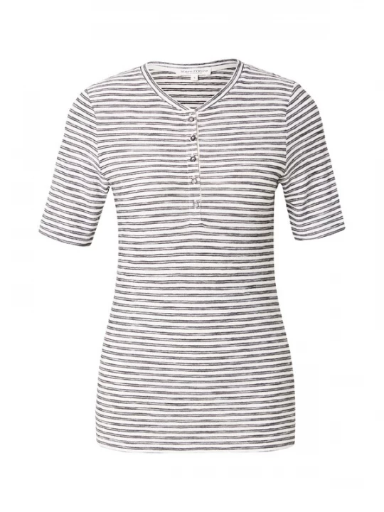 Foto van product Marc O'Polo Shirt zwart / wit