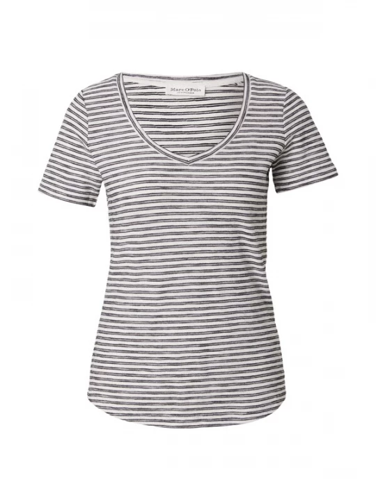 Foto van product Marc O'Polo Shirt zwart / wit
