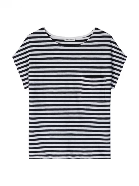 Foto van product Marc O'Polo Shirt zwart / wit