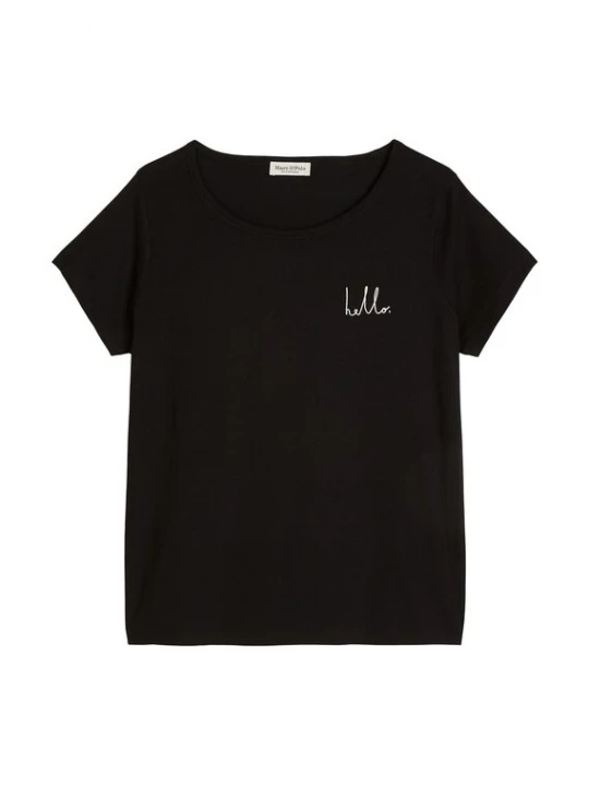 Foto van product Marc O'Polo Shirt zwart / wit