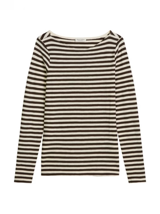 Foto van product Marc O'Polo Shirt zwart / wit