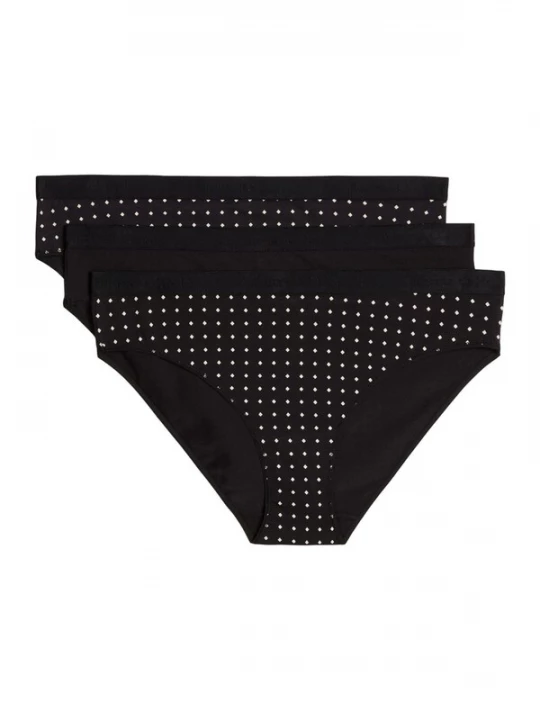 Foto van product Marc O'Polo Slip ' Bio ' zwart / wit