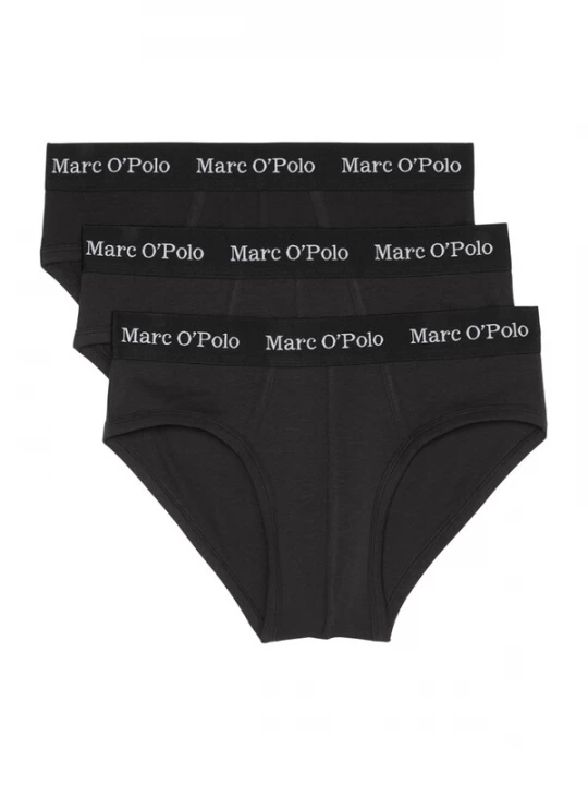 Foto van product Marc O'Polo Slip 'Essentials' zwart / wit