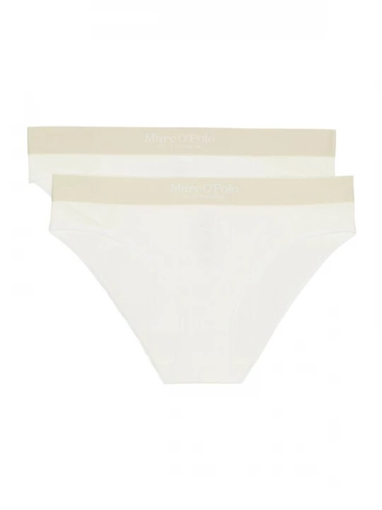 Foto van product Marc O'Polo Slip 'Iconic Rib' beige / wolwit