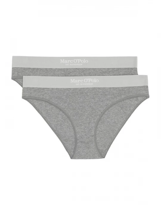 Foto van product Marc O'Polo Slip 'Iconic Rib' grijs gemêleerd