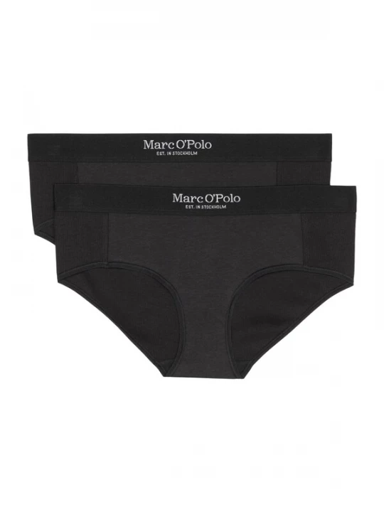 Foto van product Marc O'Polo Slip 'Iconic Rib' zwart