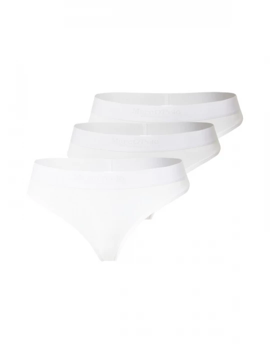Foto van product Marc O'Polo String 'Essentials' lichtgrijs / wit