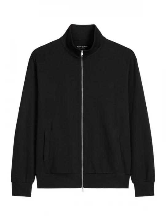 Foto van product Marc O'Polo Sweatvest ' Mix N Match ' zwart