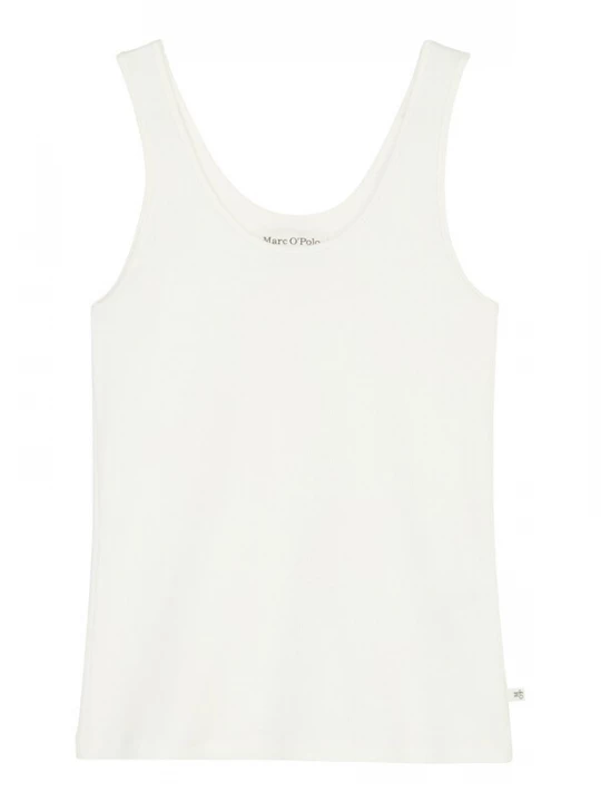 Foto van product Marc O'Polo Top 'Iconic Rib' wit