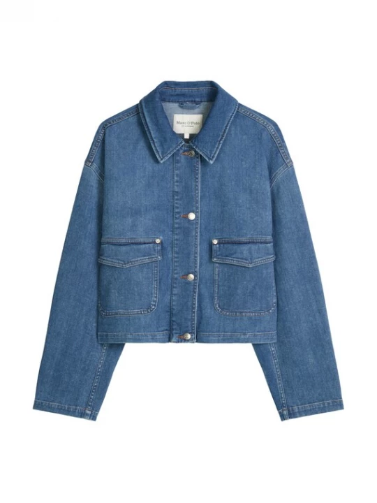 Foto van product Marc O'Polo Tussenjas blauw denim