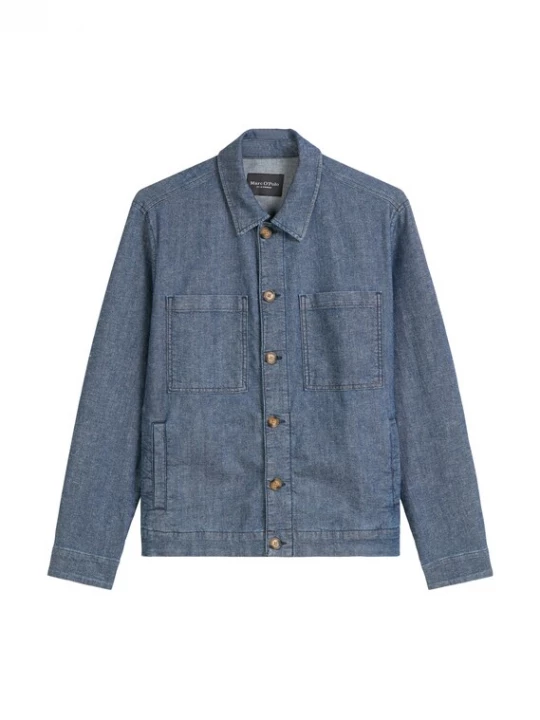 Foto van product Marc O'Polo Tussenjas blauw denim
