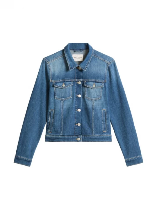 Foto van product Marc O'Polo Tussenjas blauw denim