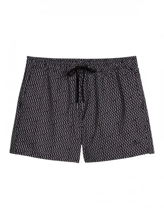 Foto van product Marc O'Polo Zwemshorts ' Woven ' zwart / wit