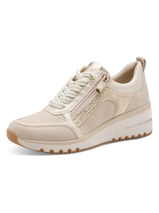 Foto van product MARCO TOZZI Sportieve veterschoen crème